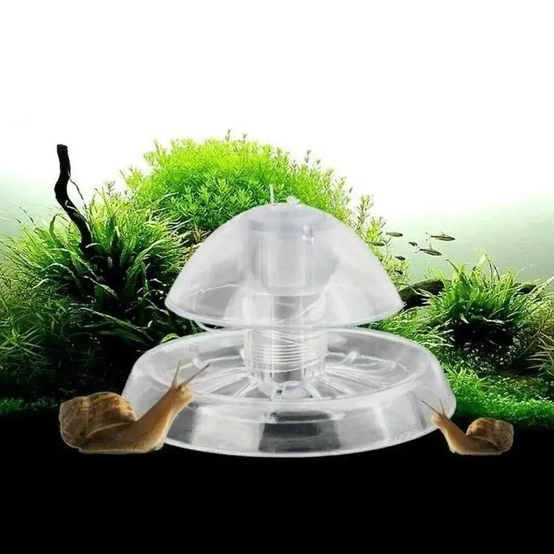 Aquarium Fish Real - 2026 New 6/8CM Clear Plastic Snail
