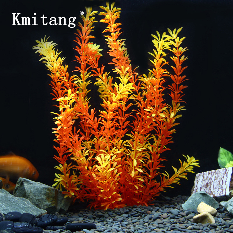 Aquarium Fish Real - 100cm Tropical Plants Large Artificial Water