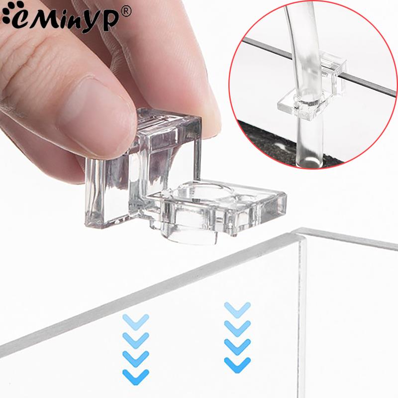 Aquarium Fish Real - 4Pcs Fish Tank Acrylic Clips for