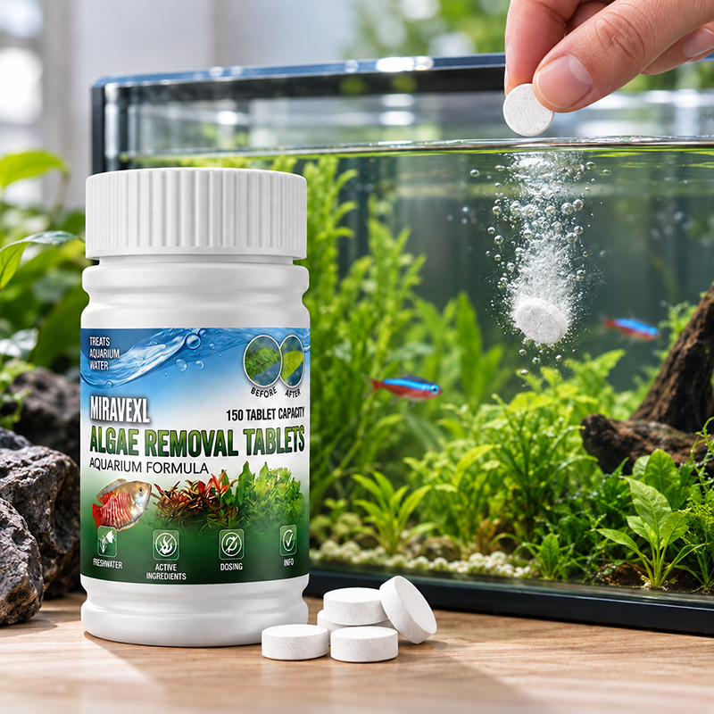 Aquarium Fish In Pond - MIRAVEXL 150 Tablets Fish Tank Algae
