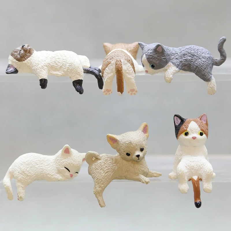1Pc Cute Cartoon Cat PVC Home  - Aquarium Fish Real 评论和价格