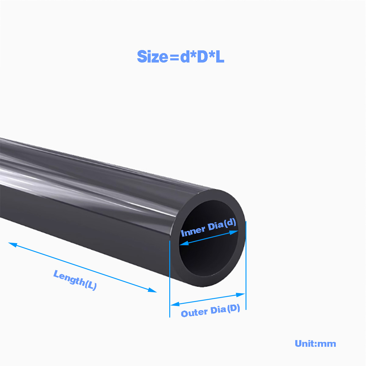 Black PVC Plastic Pipe Hollow  - Aquarium Fish Real 评论和价格