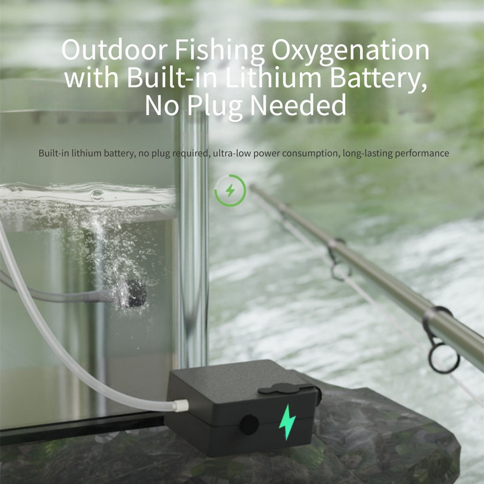 Need To Connect Power Supply F - Aquarium Fish No Need Oxygen 评论和价格