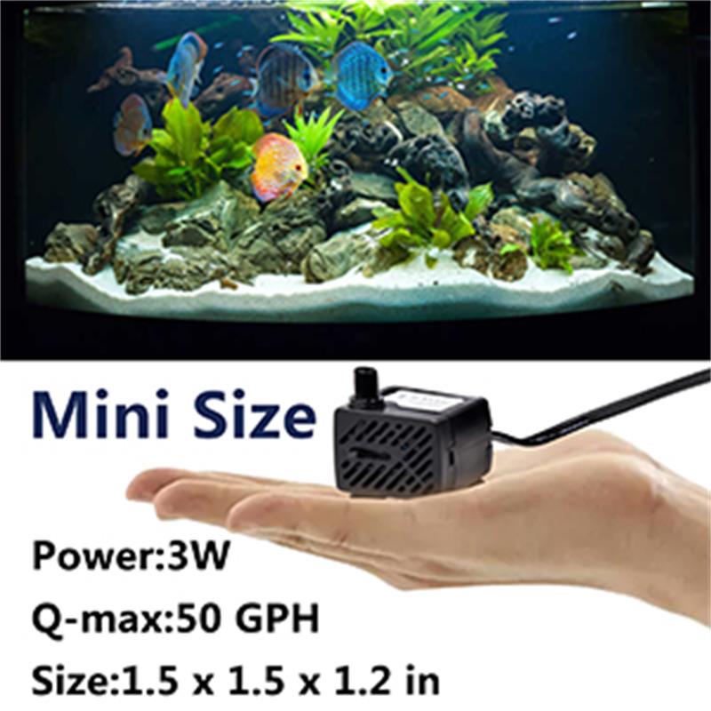 Mini Fish Tank Water Pump Easy - Aquarium Fish Real 评论和价格