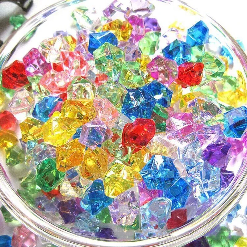 200pcs Acrylic Gem Stone Color - Aquarium Fish Real 评论和价格