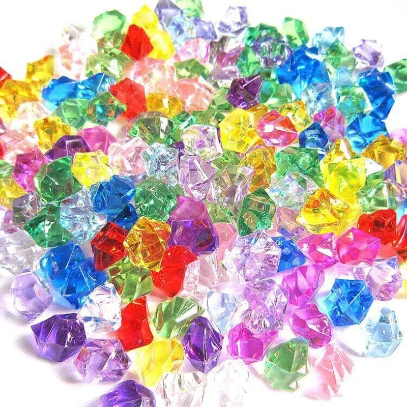 200pcs Acrylic Gem Stone Color - Aquarium Fish Real 评论和价格