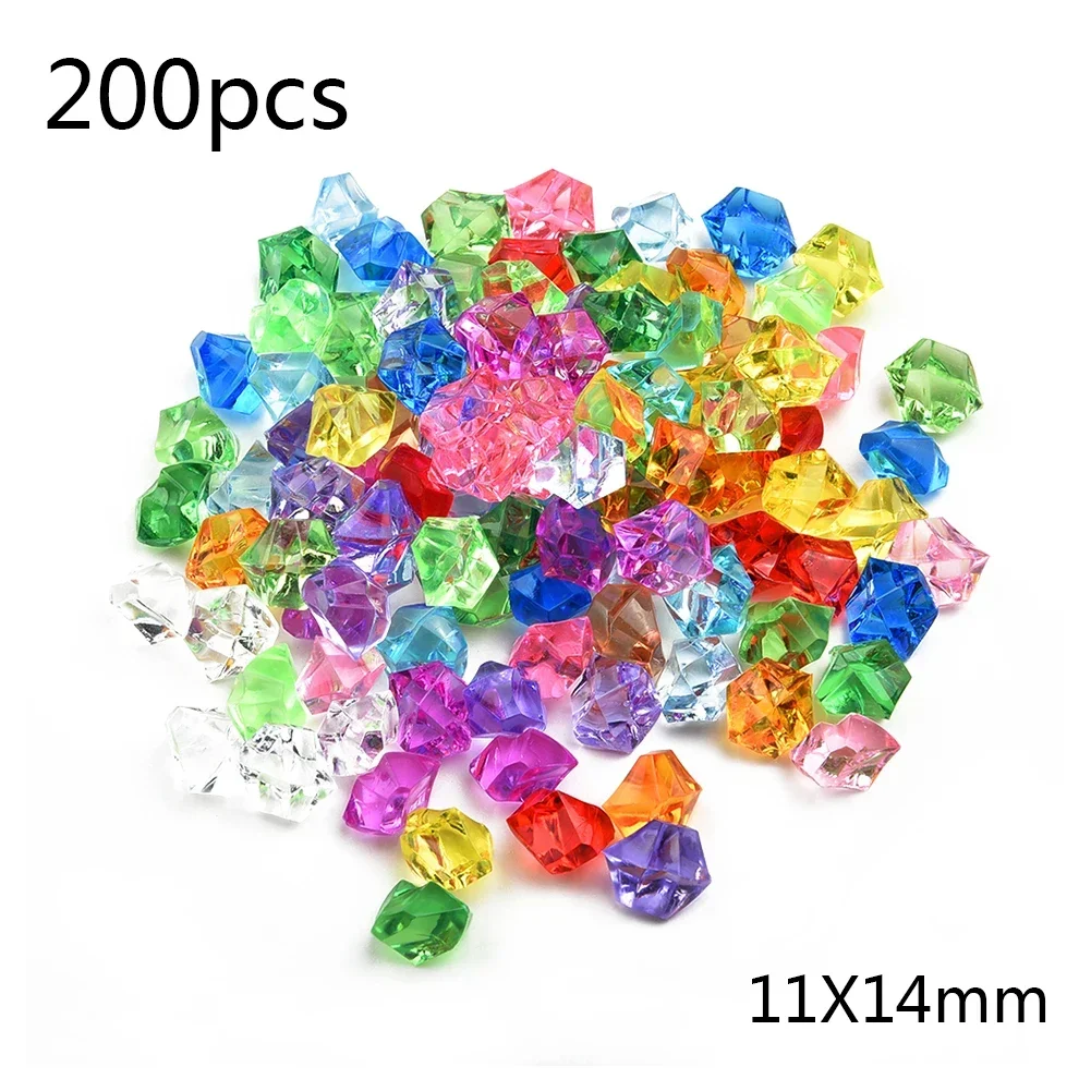 200pcs Acrylic Gem Stone Color - Aquarium Fish Real 评论和价格