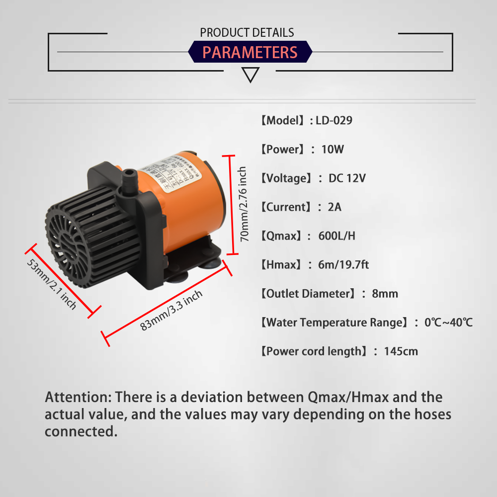 12V DC Brushless Small Submers - Aquarium Fish Care 评论和价格